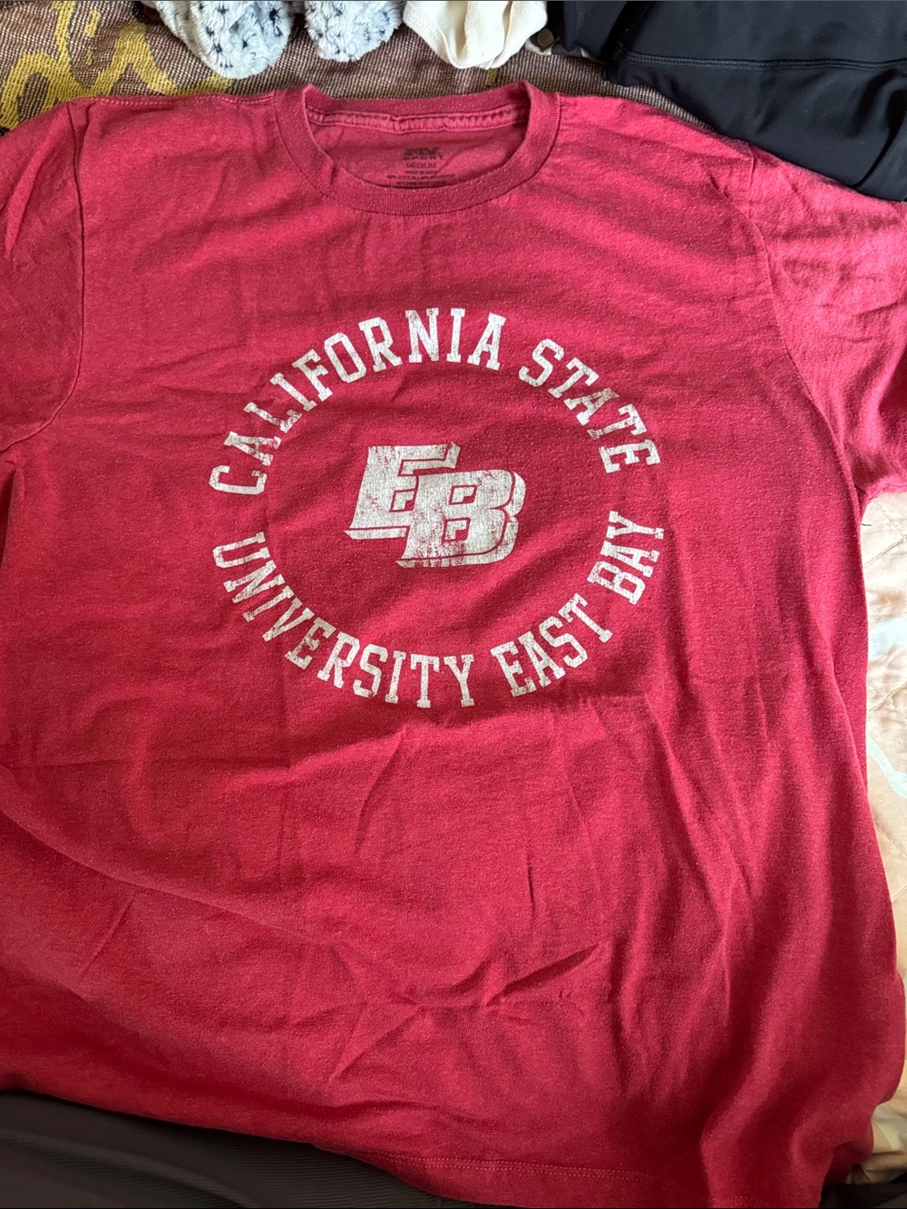 MV Sport Red California State University East Bay Graphic Tee